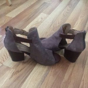 Brown and Silver Sandals